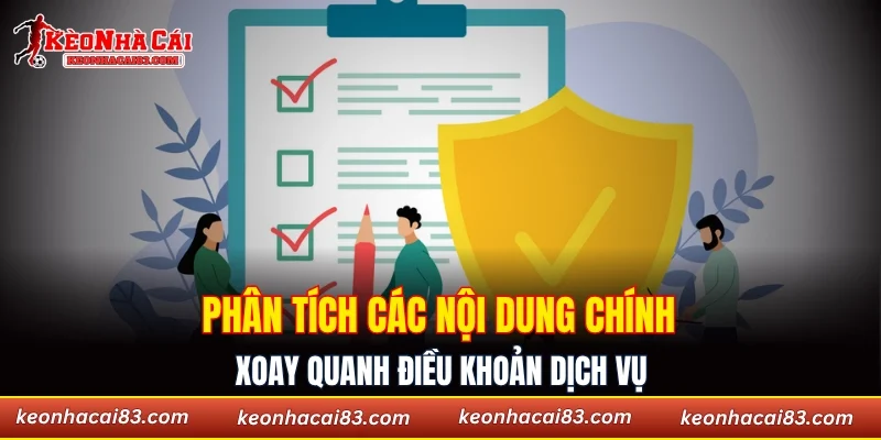 Phân tích các nội dung chính xoay quanh điều khoản dịch vụ